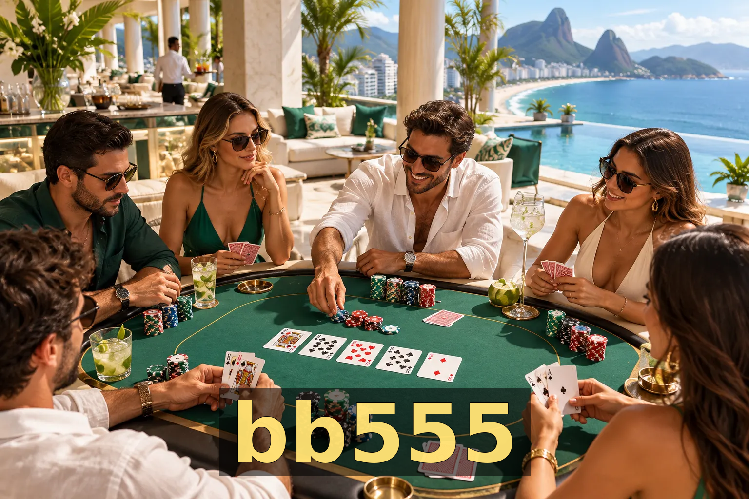 Recursos e funcionalidades do site bb555